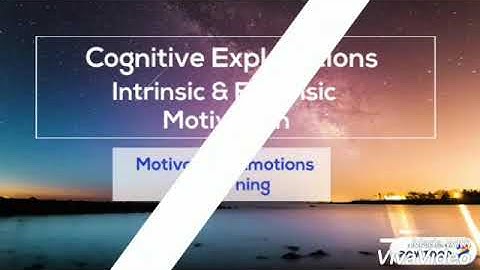 Intrinsic vs extrinsic motivation