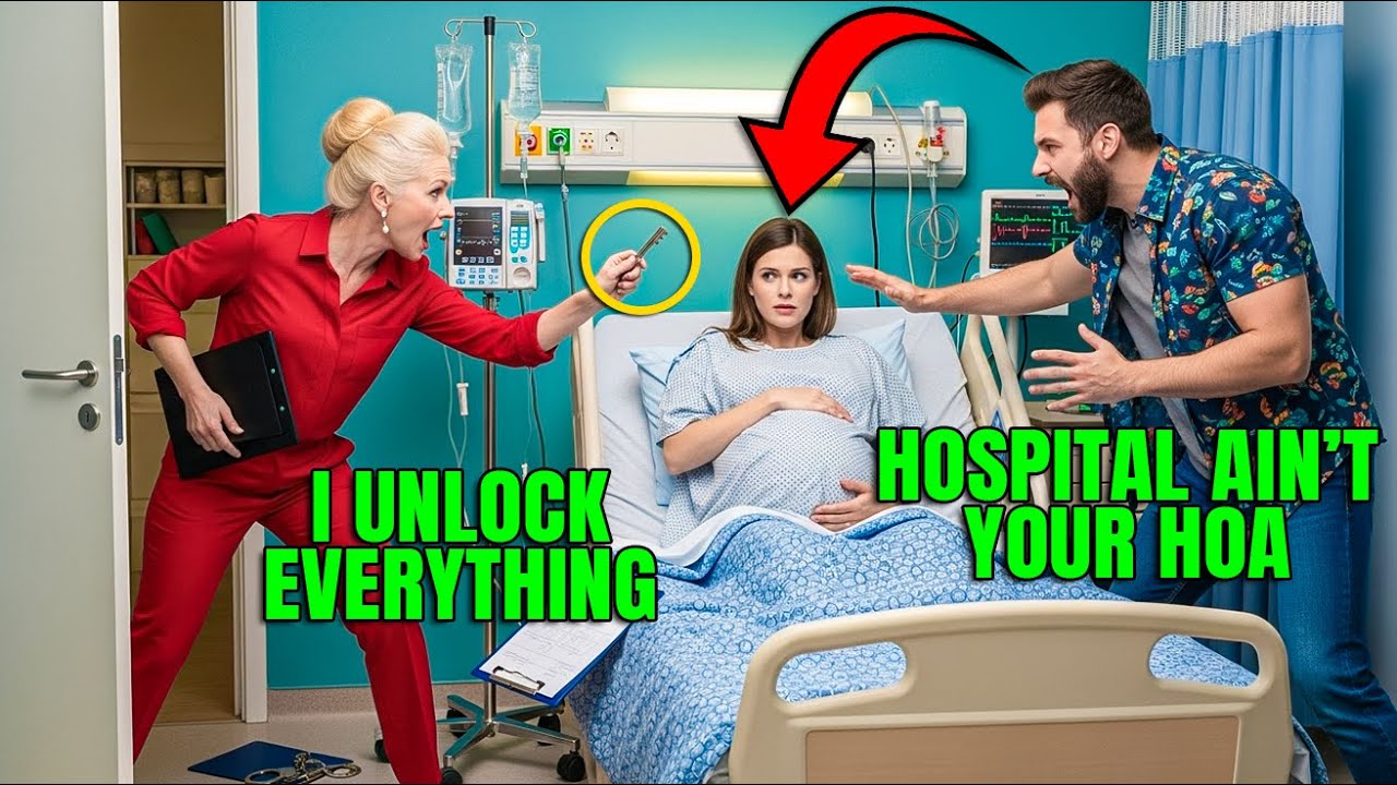 HOA Karen Used a Master Key on My Pregnant Wife’s Hospital Room — The Judge Saw the Security Footage