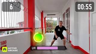 Active Arcade Reaction Time game ( LATERAL/FORWARD,BACKWARD MOVEMENT) -FOR SMALL SPACES