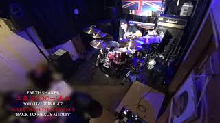 BACK TO NEXUS Medley / アースシェイカー工藤義弘 SOLO LIVE 2018 - Super Drum Performance -