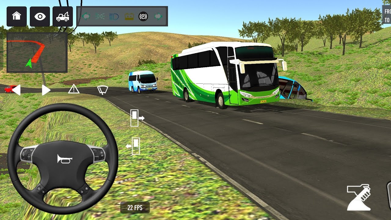 Coach Bus Driving Simulator 3D gameplay for Android iOS coach_bus