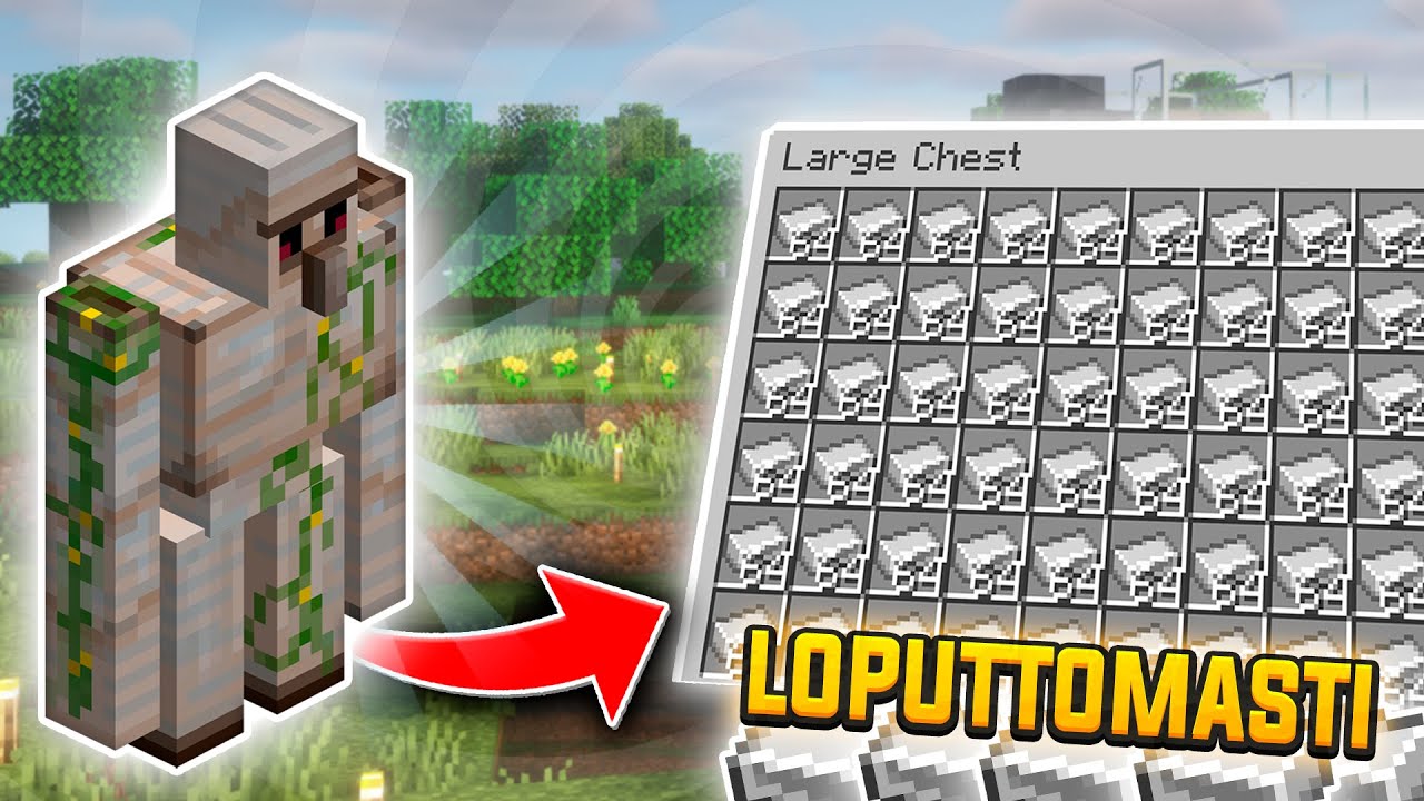 Näin Saat LOPUTTOMASTI RAUTAA Minecraftissa?!