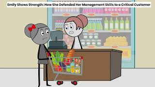 Emily Shows Strength: How She Defended Her Management Skills to a Critical Customer