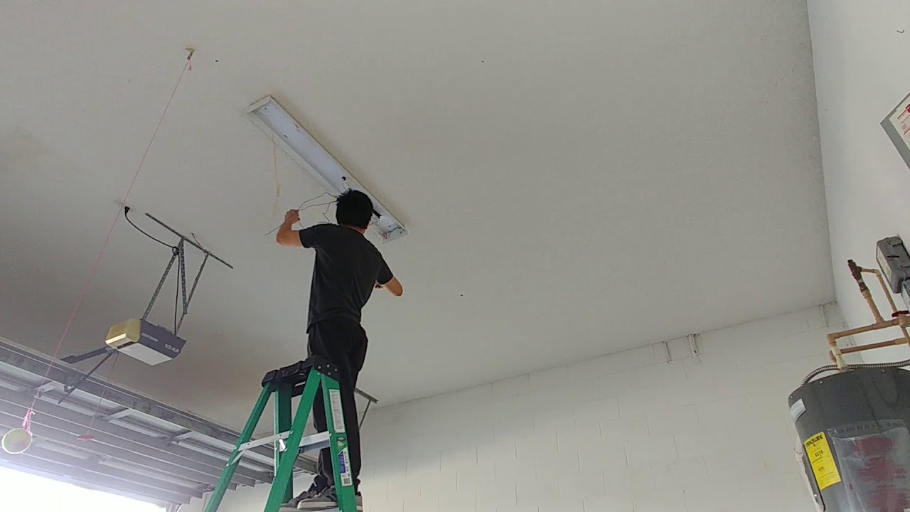 Fix fluorescent light by replace ballast for 15 YouTube