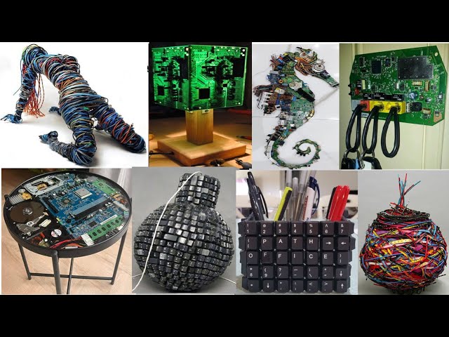 E-Waste Art Turning Old Tech into Decor