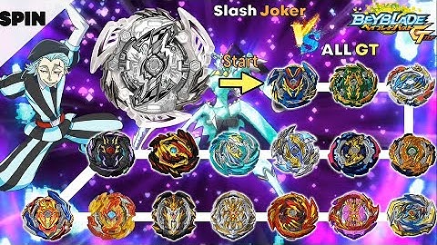 베이블레이드 버스트 슬래시 조커 VS 올진검 GT 마라톤 배틀 ベイブレードバーストDB 【Slash Joker VS ALL GT】 Beyblade Burst GT Marathon
