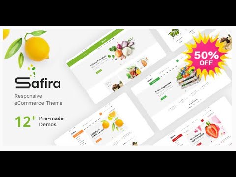 Safira - Food & Organic WooCommerce WordPress Theme