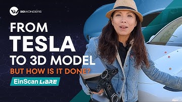 From Tesla to 3D: Scanning a Model Y with EinScan Libre