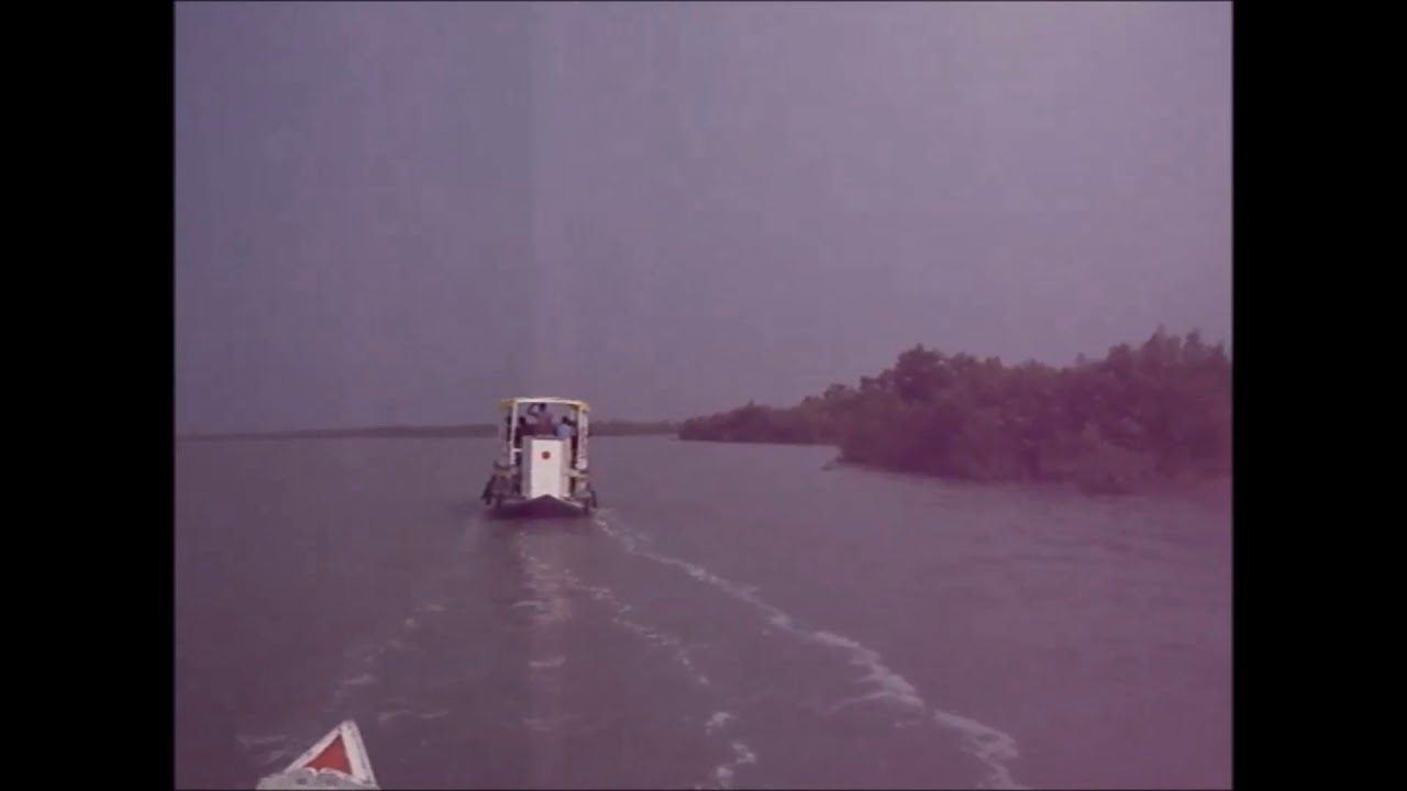 Launch ride in Matla River in Sundarban