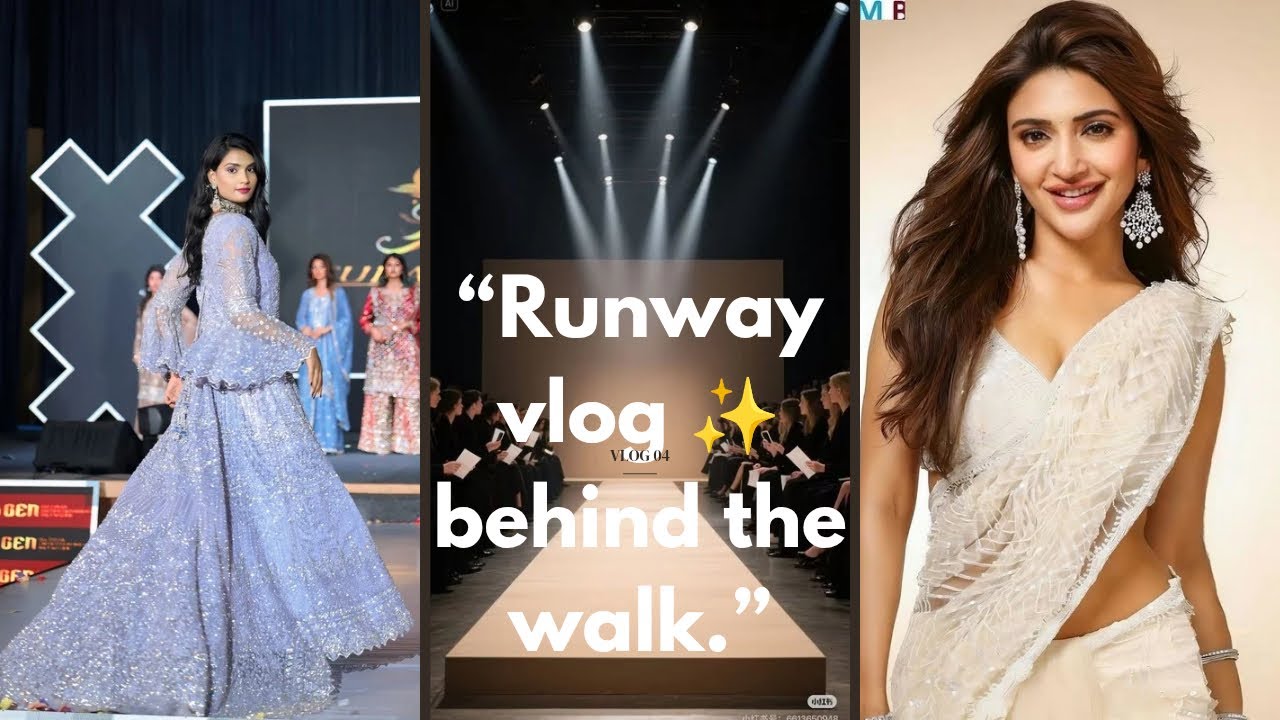 Part 1 Sree Leela at Our Runway Show 🤯😳😭| BTS Vlog   | Sree Leela | Nethra |