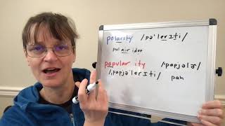 How To Pronounce Popular, Popularity And Polarity