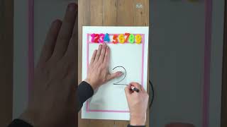 🔢 Number Reversal Hack | Help Kids Write Numbers Correctly #Shorts