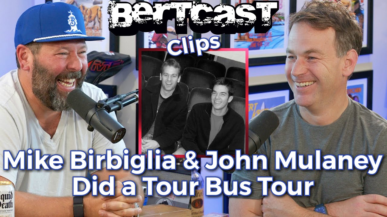 Mike Birbiglia & John Mulaney's Tour Bus Tour CLIP Bertcast YouTube
