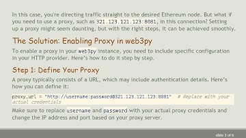 How to Use Proxy in web3py