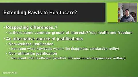 Norman Daniels - Justice, Health, and Healthcare, ...