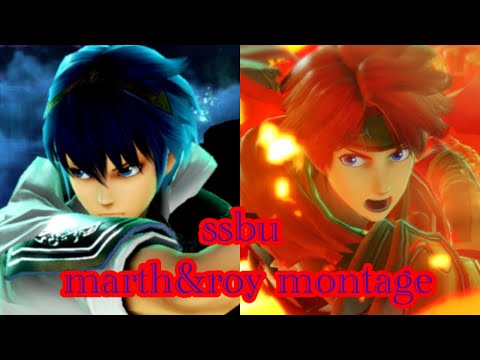 ssbu marth&roy montage マルス&ロイ　撃墜集