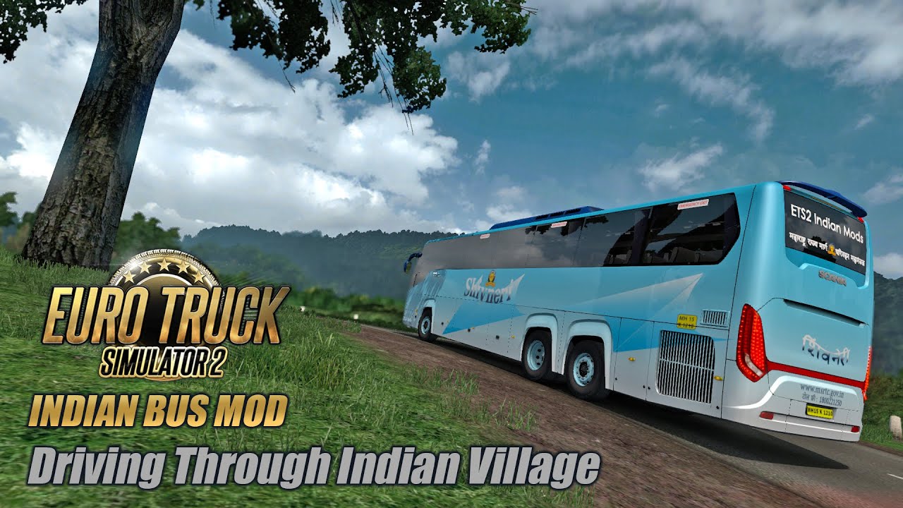 Indian Bus Simulator | Shivneri Bus Mod With Steering Wheel - YouTube