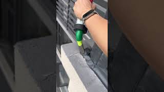 Master Tile Grouting Balcony Railing Hole Fixing & Sealing Tool Tips #Shorts