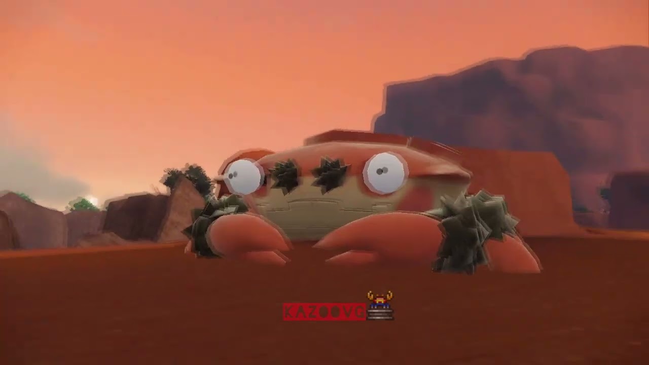 Just Klawf jumping off a cliff - Pokémon Scarlet & Violet