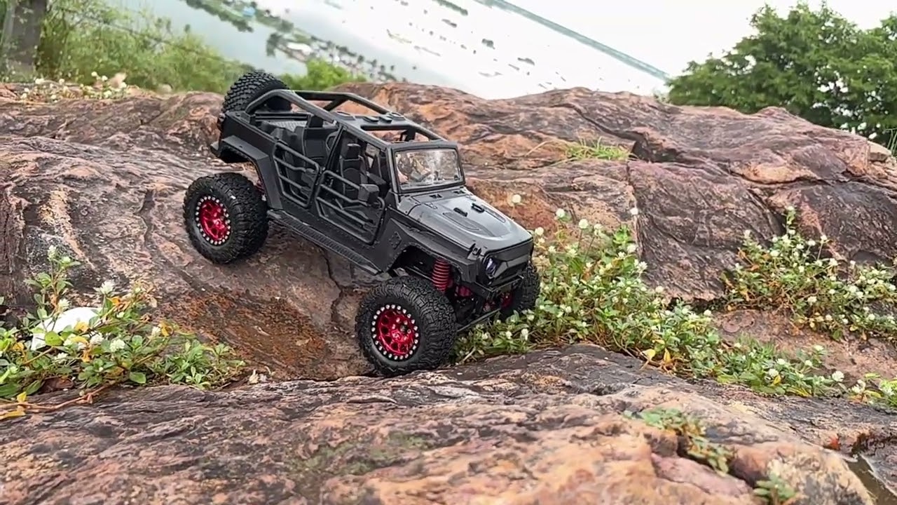 RC Car off-road MN128 Jeep Rubicon #rcoffoad #jeep #mn128  #rccartoys #rccrawler #jeepwranglerjlu 