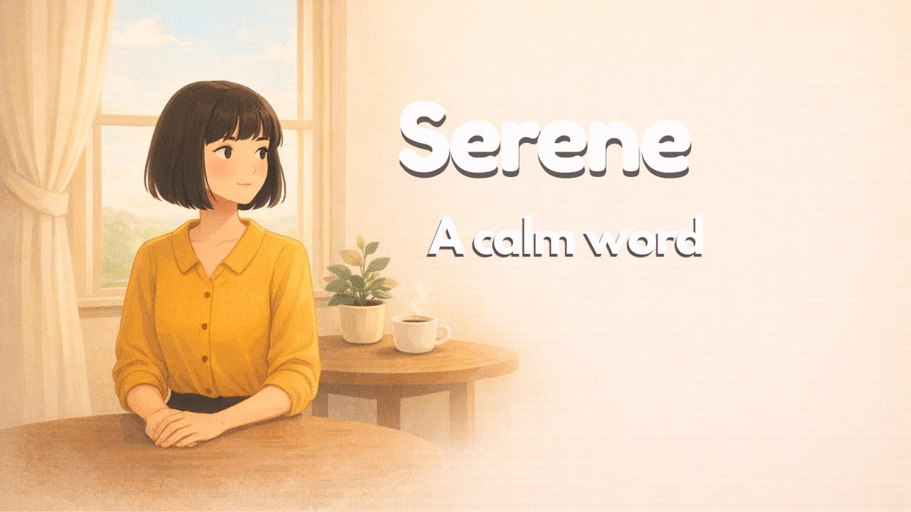 Serene - A Calm English Word (Slow & Gentle English) (Josephine Serie)