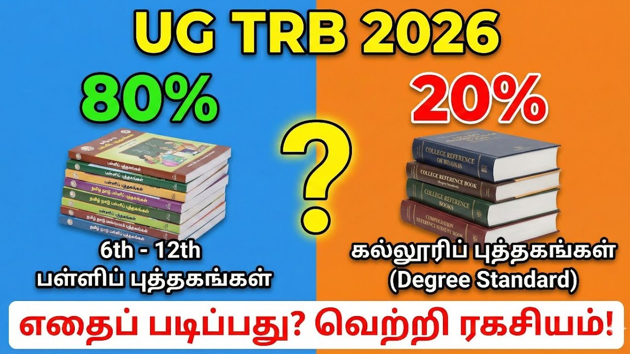 🔥 80% கேள்விகள் இங்கிருந்து தான் வரும்! | UG TRB Secret Study Strategy