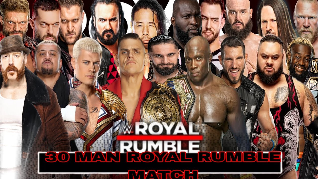 2023 MEN'S ROYAL RUMBLE MATCH ENTRY& WINNER PREDATIONS  (NEW VERSION)