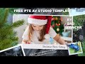 Free pte av studio pro template   christmas slideshow