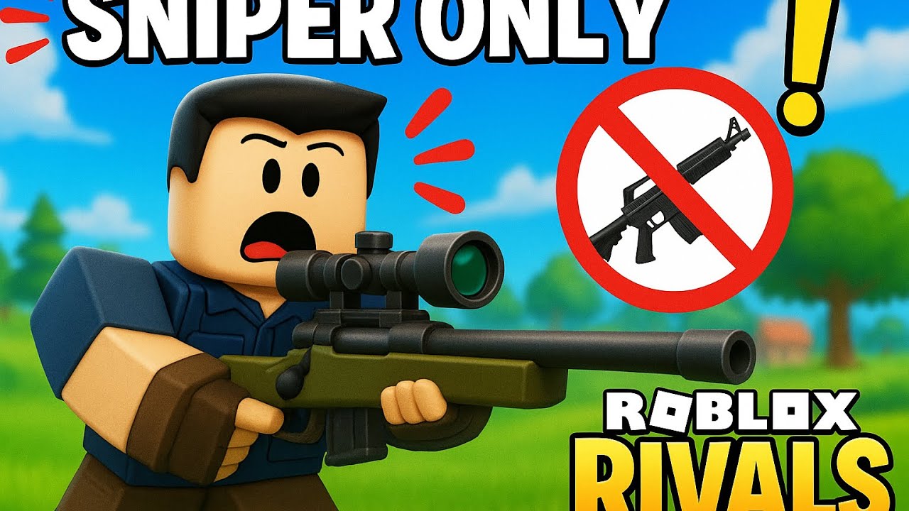 Can I Win With ONLY Snipers in Roblox Rivals? - YouTube