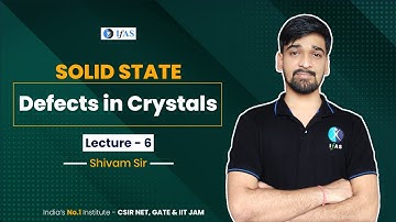 𝐃𝐞𝐟𝐞𝐜𝐭𝐬 𝐢𝐧 𝐂𝐫𝐲𝐬𝐭𝐚𝐥𝐬| 𝐒𝐨𝐥𝐢𝐝 𝐒𝐲𝐬𝐭𝐞𝐦 | 𝐈𝐈𝐓 𝐉𝐚𝐦 𝐂𝐡𝐞𝐦𝐢𝐬𝐭𝐫𝐲 | 𝐋-𝟔 | 𝐈𝐅𝐀𝐒