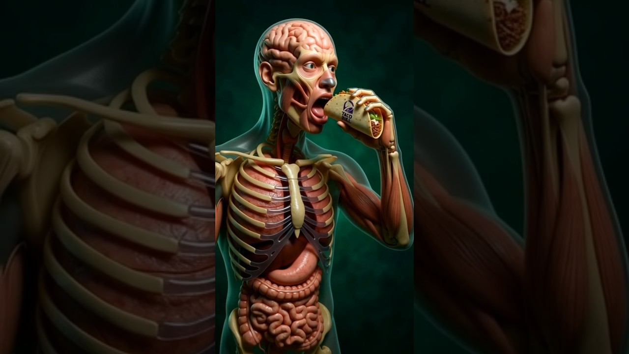 What Happens Inside Your Body After Eating Taco Bell? | 3D Medical Animation