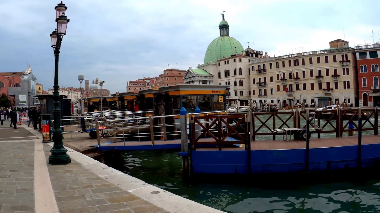 Прогулка от Pl.le Roma в центр Венеции - часть 1-2