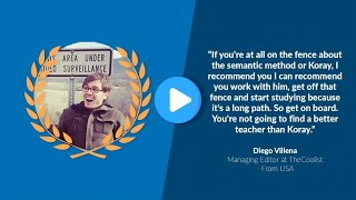 Diego Villena Testimonial for Holistic SEO & Digital and Topical Authority Course