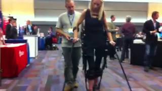 Ekso Walking exoskeleton demo at Interdependence 2012