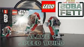 LEGO Star Wars: The Book Of Boba Fett | SLAVE 1 SPEED BUILD |