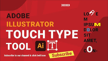 Touch type tool adobe illustrator cc