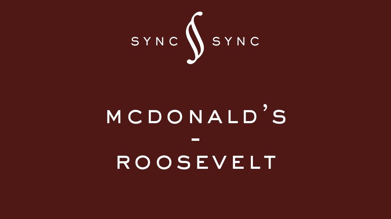 Roosevelt pour le M' de Mcdonald's