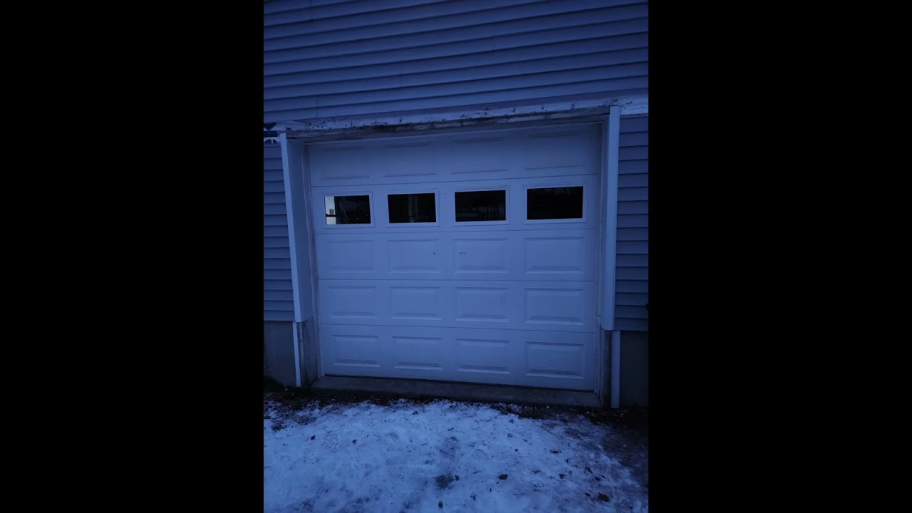 First time wrapping a garage door.