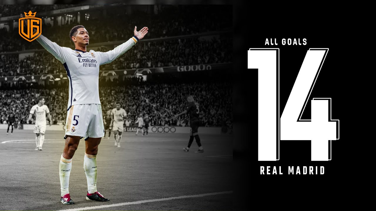 Jude Bellingham All Goals For Real Madrid So Far 2023/24 | With