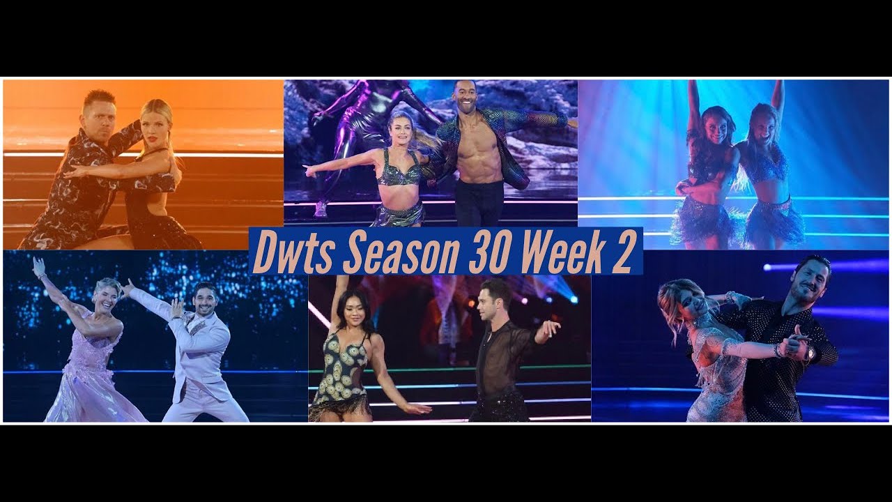 Dwts Ranking Signs Ranking Dwts season 30 Week 2 Dances - YouTube