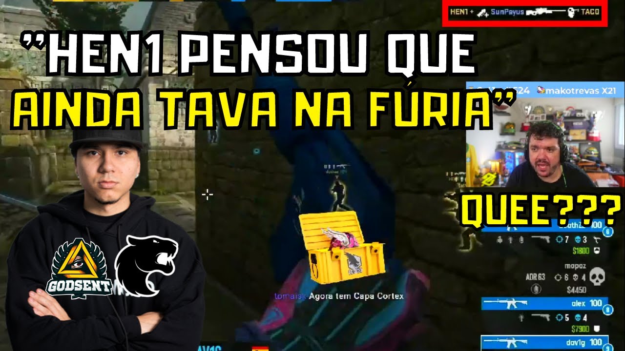 Gaules "Liminha você é um GÊNIO" após farpar o HEN1