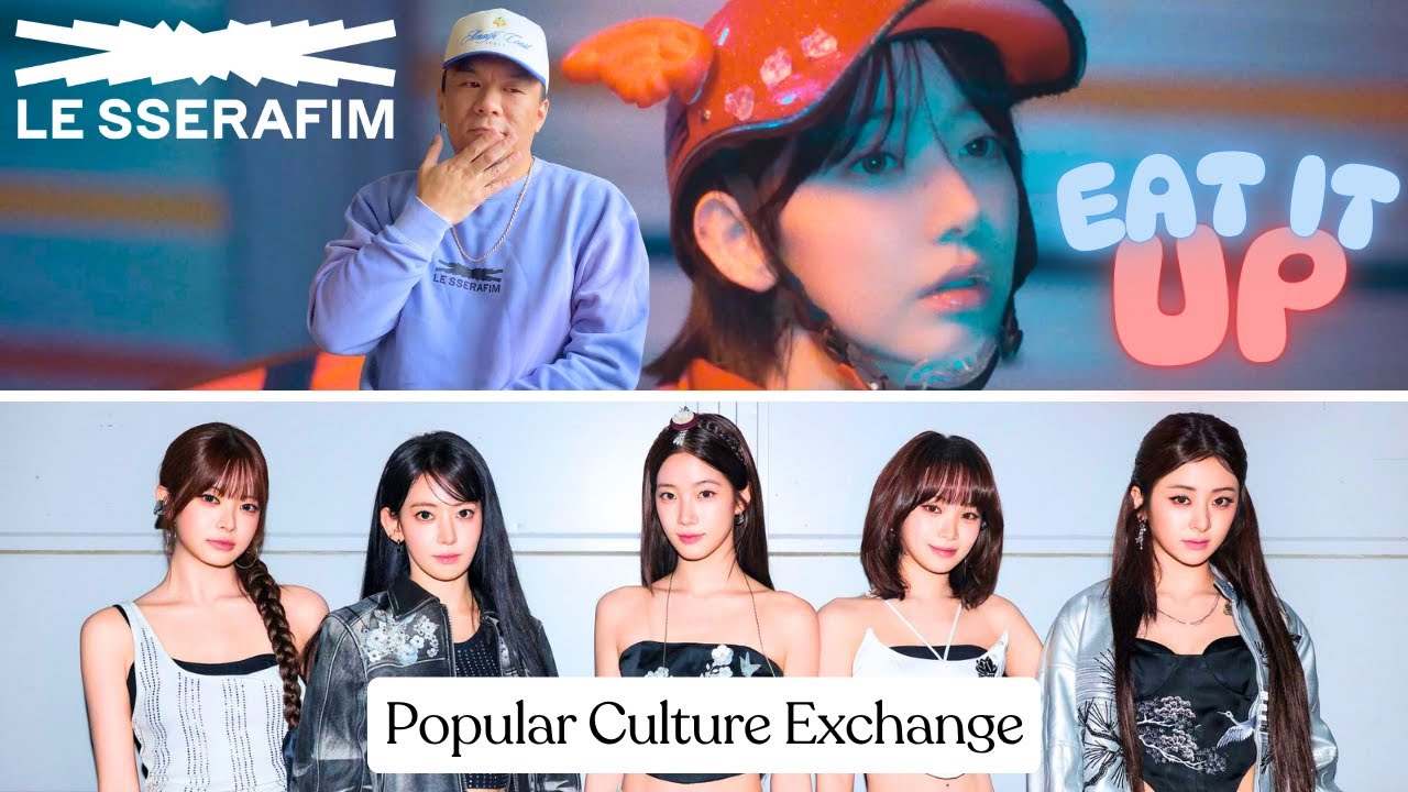 LE SSERAFIM (르세라핌) EAT IT UP! 🍝 & POPULAR CULTURE EXCHANGE PERFORMANE REACTION
