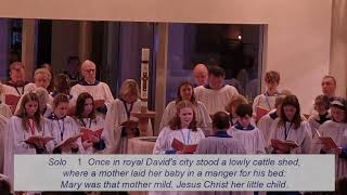 Once in Royal David's City (Alexander/Gauntlett) sung by the St Mildred's Church Choir