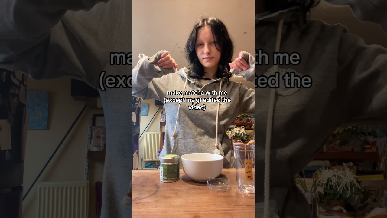 make matcha with me! #matcha #barista #productivity #dayinthelife #morningroutine #asmr #drink #cozy