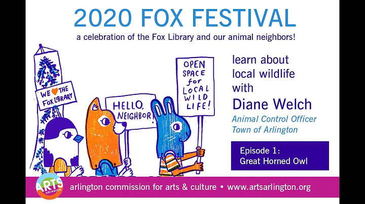 2020 Fox Festival: Meet a Great Horned Owl with Di...