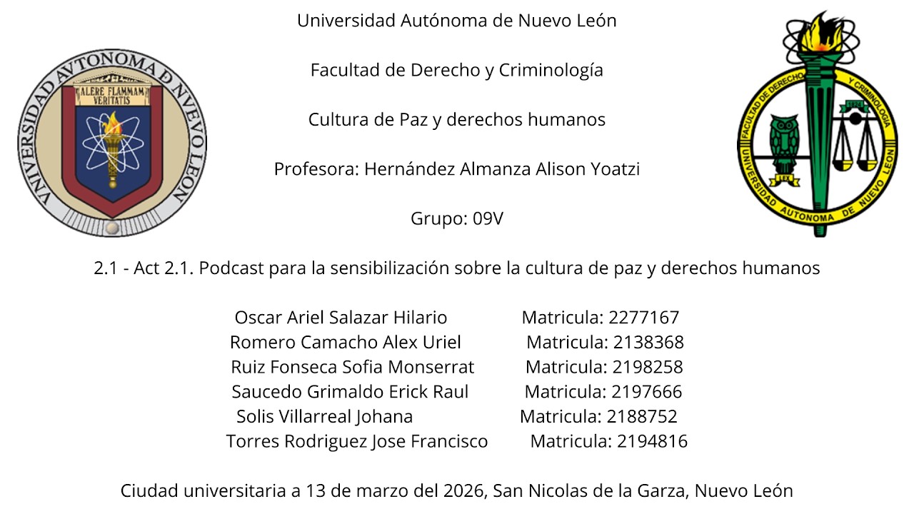 Podcast para la sensibilización sobre la cultura de paz y derechos ...