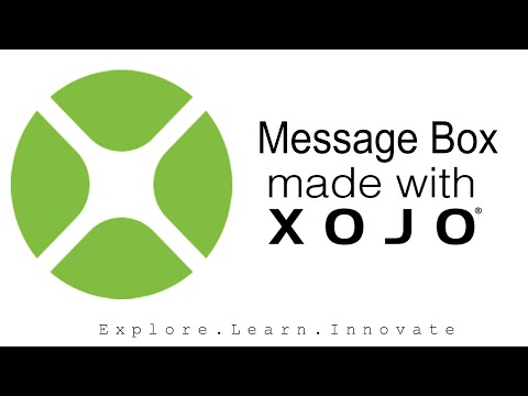 Xojo Application: Message Box