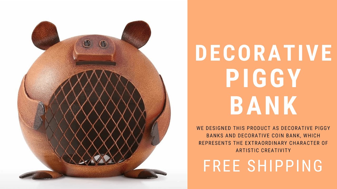 Decorative Piggy Banks Decoration Ideas - YouTube