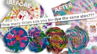How To REDO a Tie Die Shirt  (upcycle)