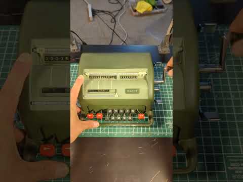 Vintage Facit Mechanical Calculator Model NTK From The 1950s 